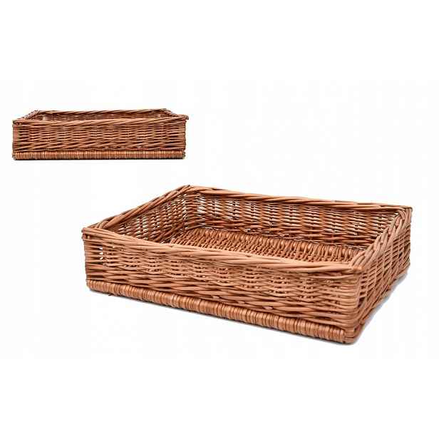 Košík Regál Pekárenský 60x40V15cm Šuplík Ratanový Kontejner