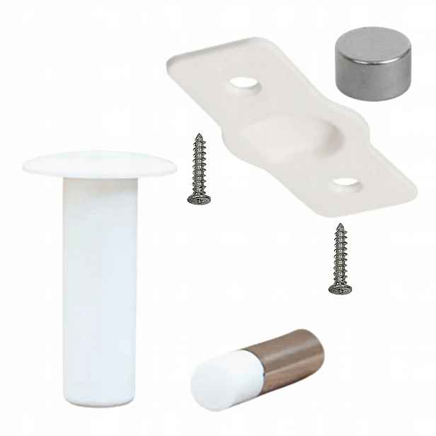 magnetický nárazník Yale Fantom Doorstop bílý