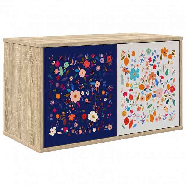 vidaXL Nástěnná TV skříň MAINZ 69 x 33 x 40 cm Dub sonoma