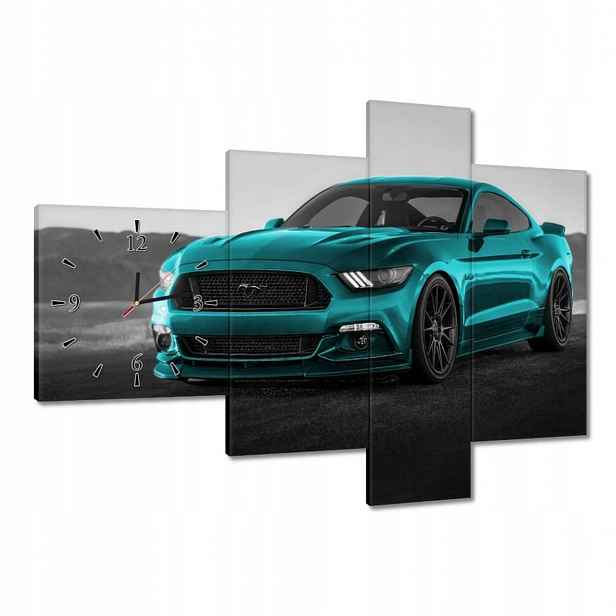 Hodiny 100x70 Ford Mustang Auto Usa