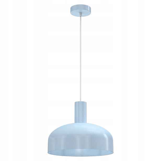 Milagro Závěsná lampa Visby MLP1556 Modrá 1xE27 60W Kov Průměr 30 cm