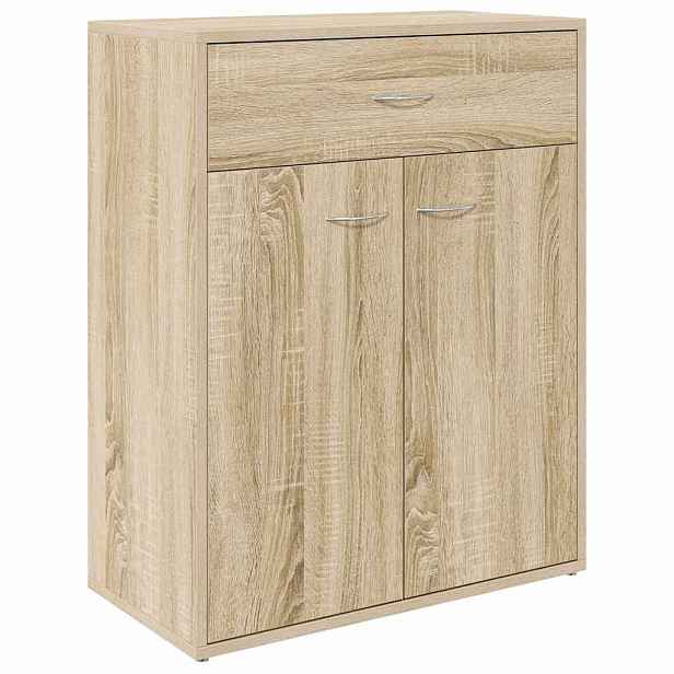 vidaXL Příborník dub sonoma 60 x 30 x 75 cm kompozitní dřevo
