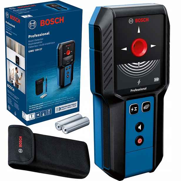 Detektor Kovů Dřevěných Vodičů Bosch digitální detektor Bosch Gms 120-27