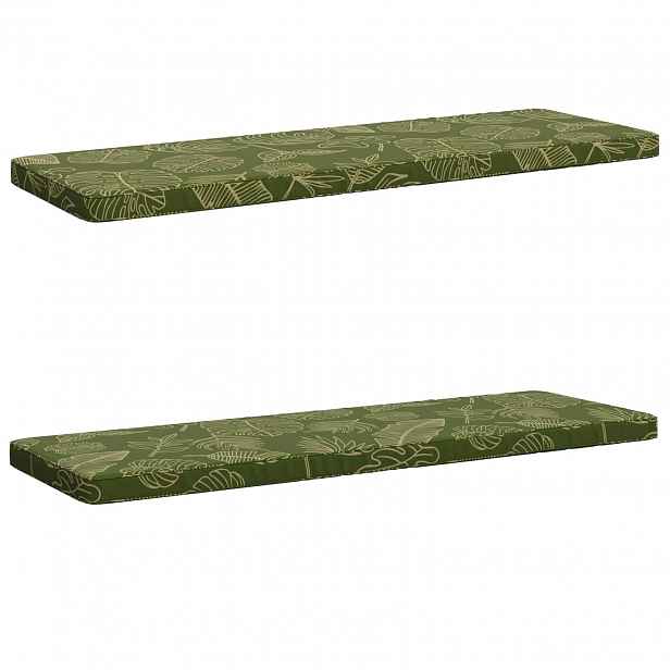 vidaXL Sady polštářů na lavici (2 kusy) VUGHT 2 ks 100% polyester