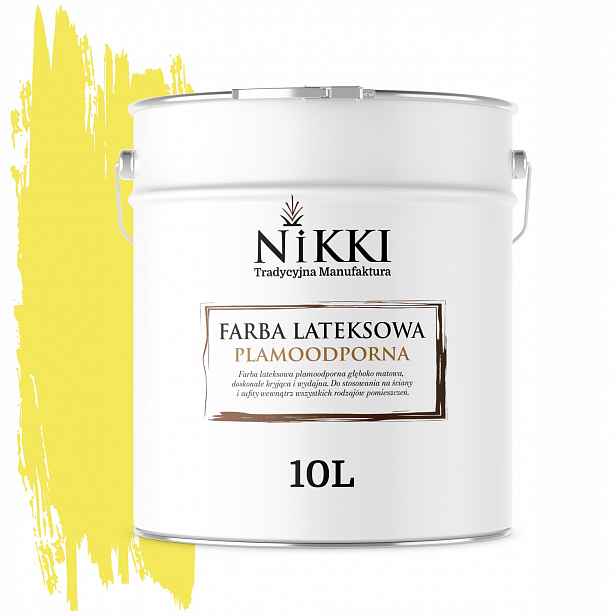 Barva Odolná Proti Skvrnám, Citronová Barva H7276 10L, Hluboký Mat Na Stěny