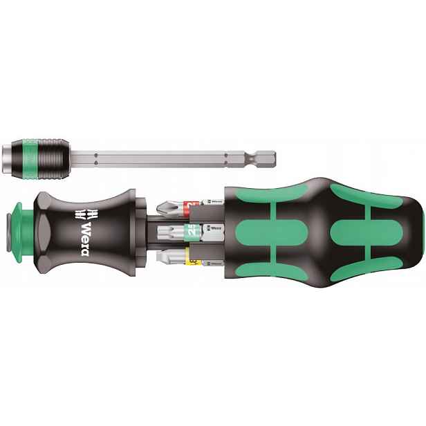 Držák bitů s integrovaným zásobníkem Kraftform Kompakt 20 Toolfinder Wera