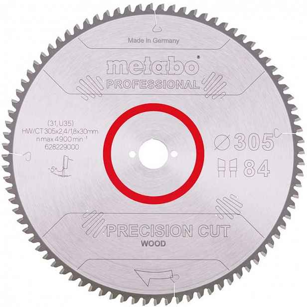 Metabo - Pilový kotouč na dřevo, 305x30 mm, 84 zubů 628229000