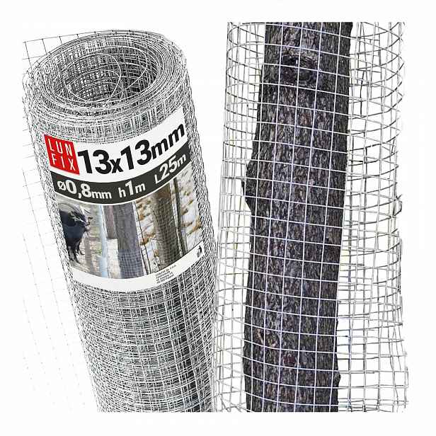 Ochranná síť na stromy 100 cm, ochrana proti zvěři 25 m