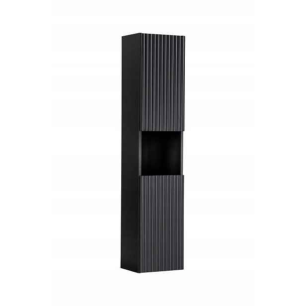 Szafka wysoka 2 drzwi Nova Black