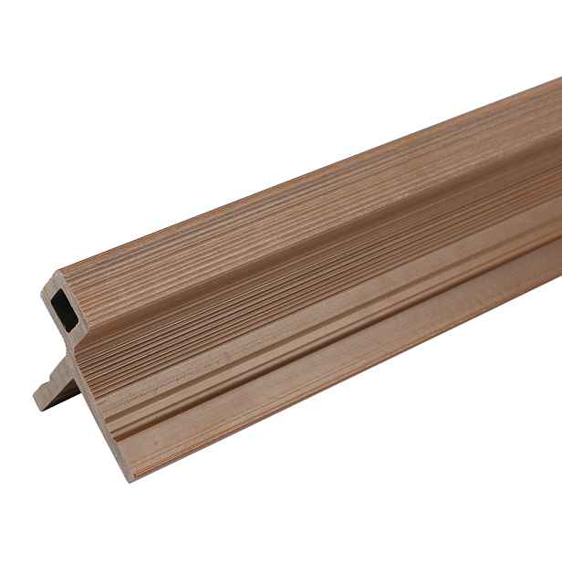 Lišta fasádní rohová DŘEVOplus teak 75×77,5×2 800 mm