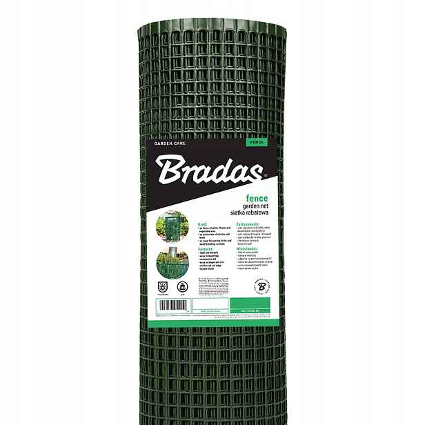 Slevová síť Bradas AS-RB171706025GR 0,6x25 m 210 g/m2 17x17 mm zelená