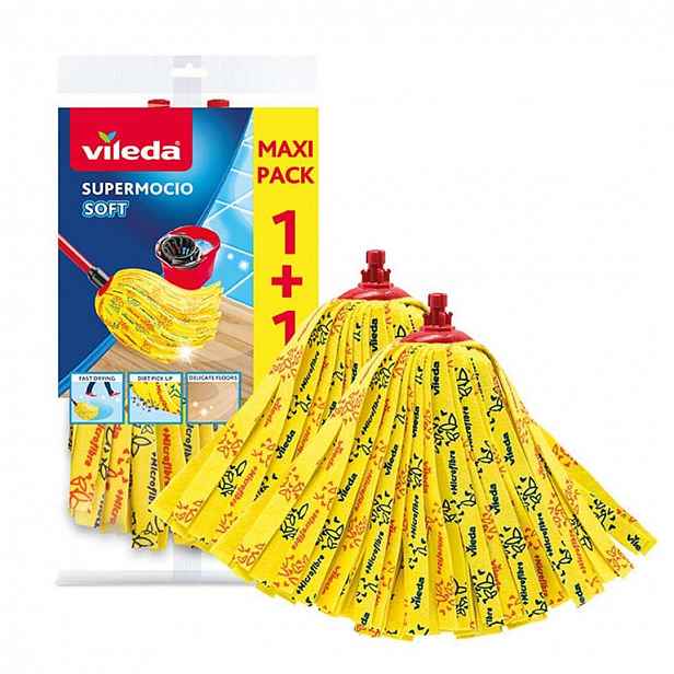 Vileda - Náhradní hlavice k mopu SuperMocio Soft, 2 ks 167965