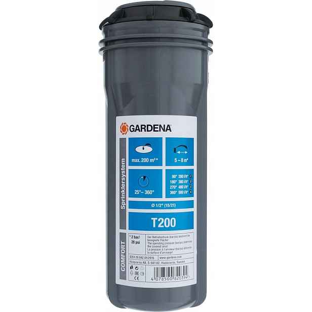 Výsuvný turbínový zavlažovač T 200 5-8 m 08203-29 Gardena