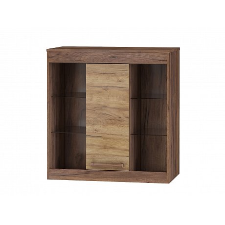 Závěsná skříňka 1D MAXIMUS 40, craft tobaco/craft zlatý