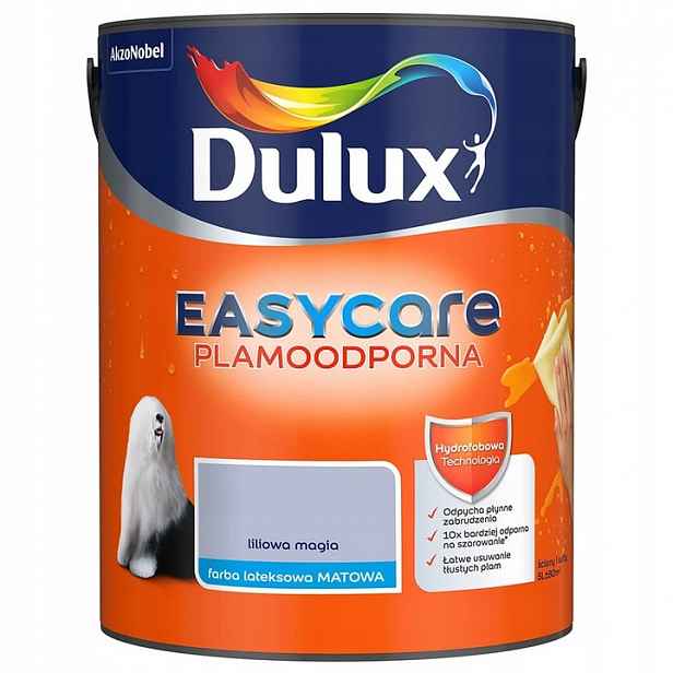 Dulux Easy Care Barva Odolná Proti Skvrnám Lila Magie 5 L
