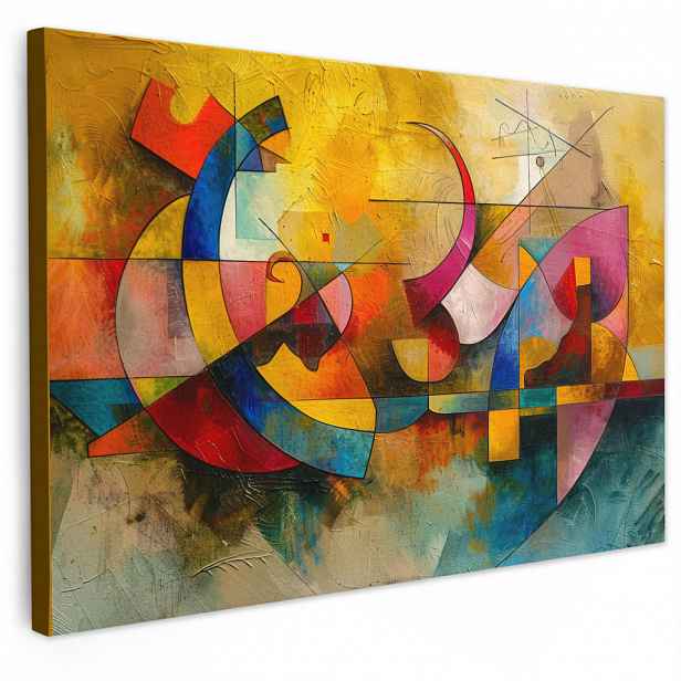 MuchoWow OBRAZ NA PLÁTNĚ Umění - abstraktní - moderní 30x20 cm