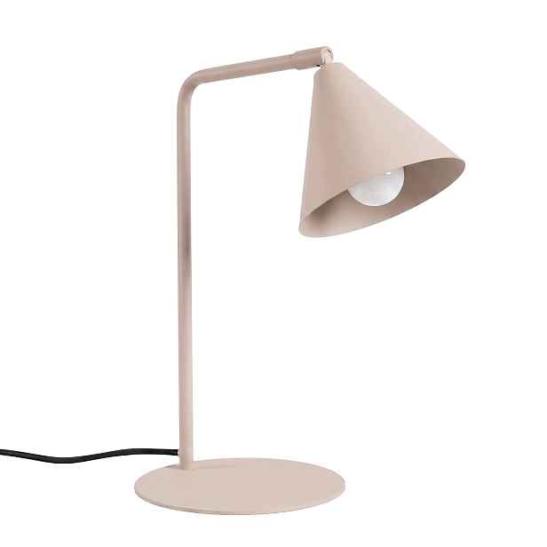 Stolní lampa Nox taupe kašmírová Noční lampa kovová stolní Sollux