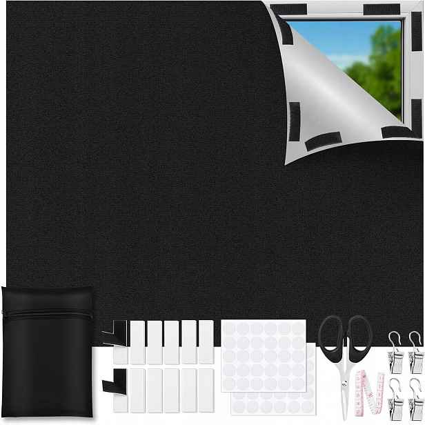 Zatemňovací Roleta 300 × 148 CM Seříznutá Bez Vrtání