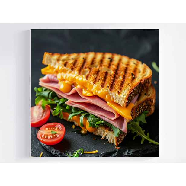 Obraz Na Plátně Canvas Kuchyně Vaření Jídlo Toast Sandwich 50x50