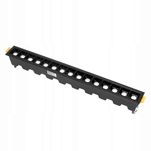 Panelová Led lampa pod omítku 30W Černá