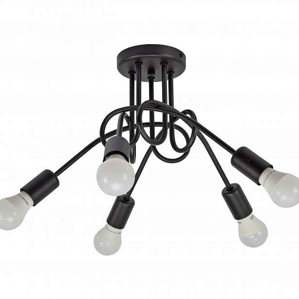 Lustr Lampa Moderní 261-5 5PL Loft Černá