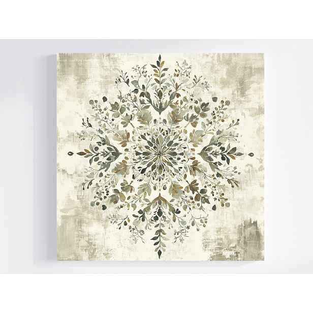 Obraz Na Plátně Canvas Grafika Příroda Vzor Mandala Retro Vintage 50x50