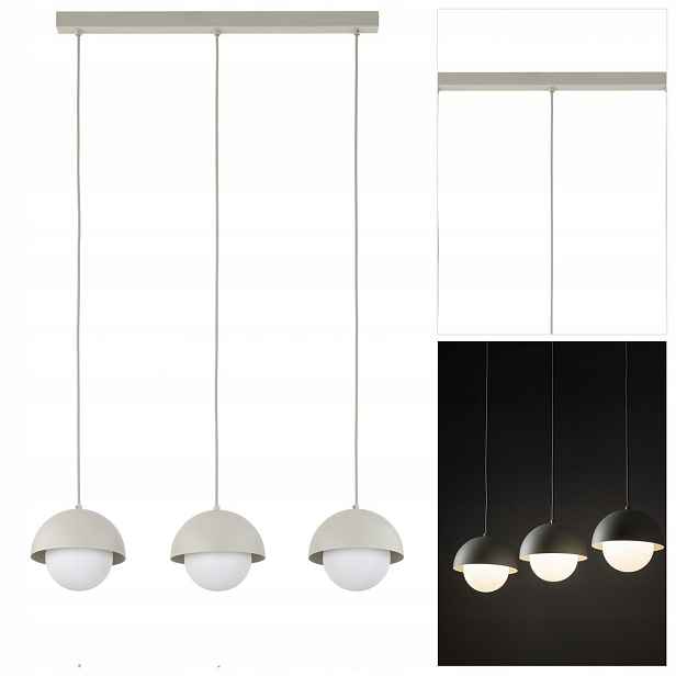 Závěsná lampa Bono 3 béžová, dekorativní osvětlení nad stůl Tk Lighting