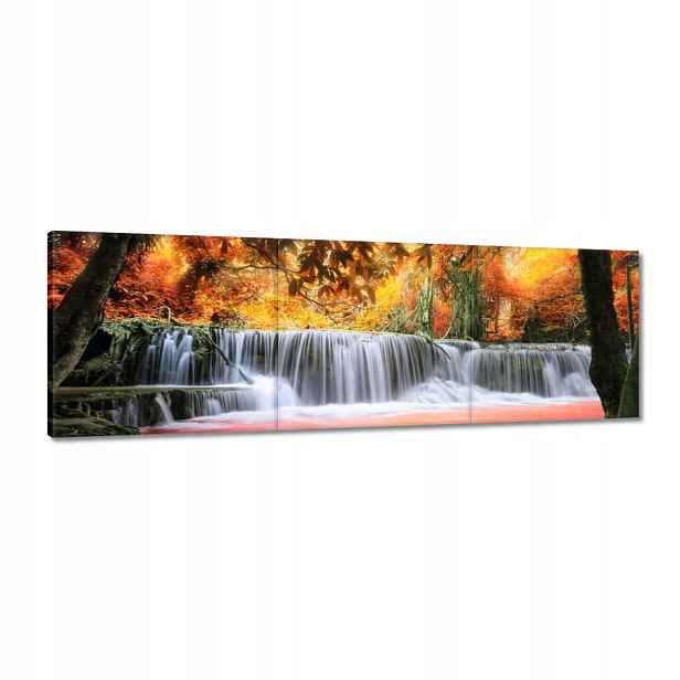 Obrazy 120x40 Podzimní vodopád