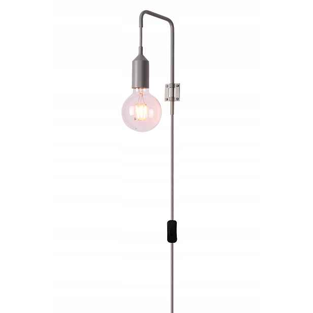Industriální nástěnné svítidlo šedé 1X40W E27 Laren Ledea