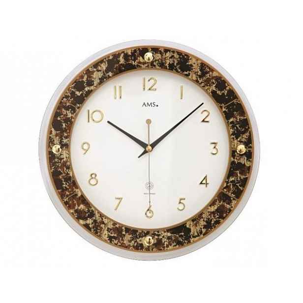 Nástěnné hodiny 5853 AMS řízené rádiovým signálem 31cm