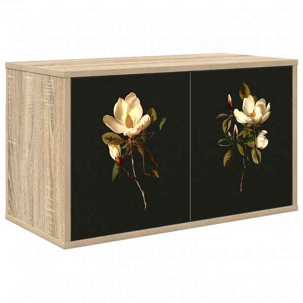 vidaXL Nástěnná TV skříň BREMEN 69 x 33 x 40 cm Dub sonoma