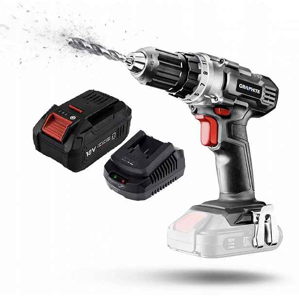 Graphite Aku Vrtačka 58G000 Napájecí Zdroj 18V Akumulátor 6AH Energy+ Nabíjení