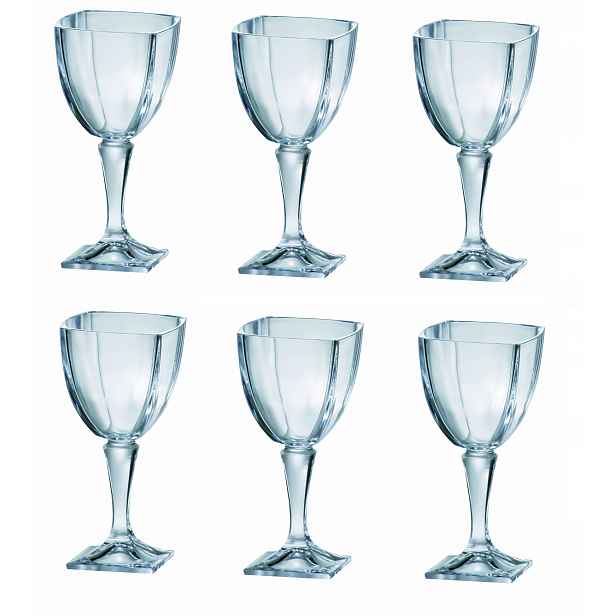 Bohemia Arezzo Skleničky sada 6 ks Sada sklenic na víno 6 x 300 ml