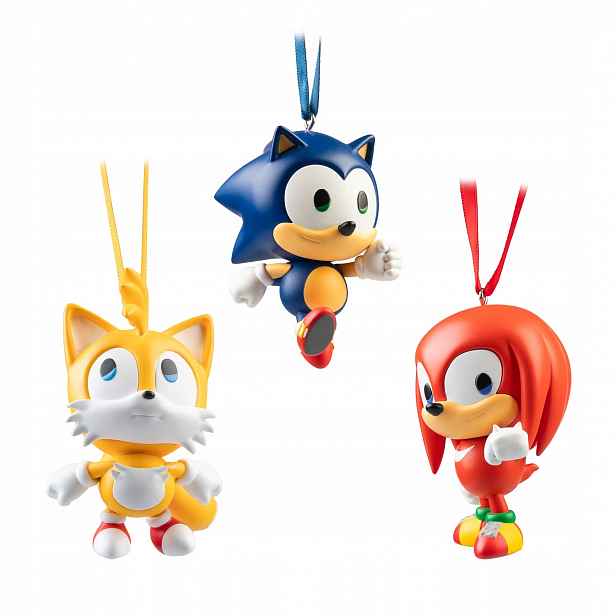 Sada závěsných dekorací 3 ks, Sonic