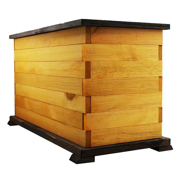Zahradní Květináč Dřevěný květináč Krabička na květiny Pinia 62 cm Produkt Pl