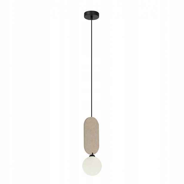 Závěsné svítidlo Lorenzo Béžová G9 118 cm Moderní lampa do obývacího pokoje Italux