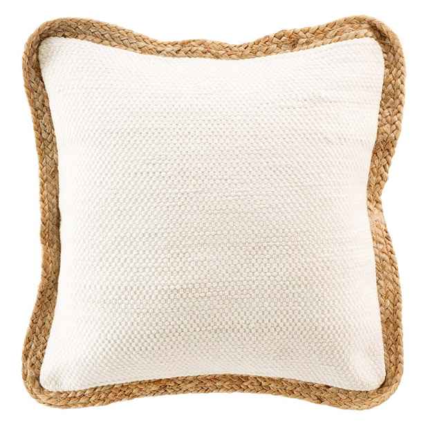 Dekorační polštář s příměsí juty 45x45 cm Akina – douceur d'intérieur