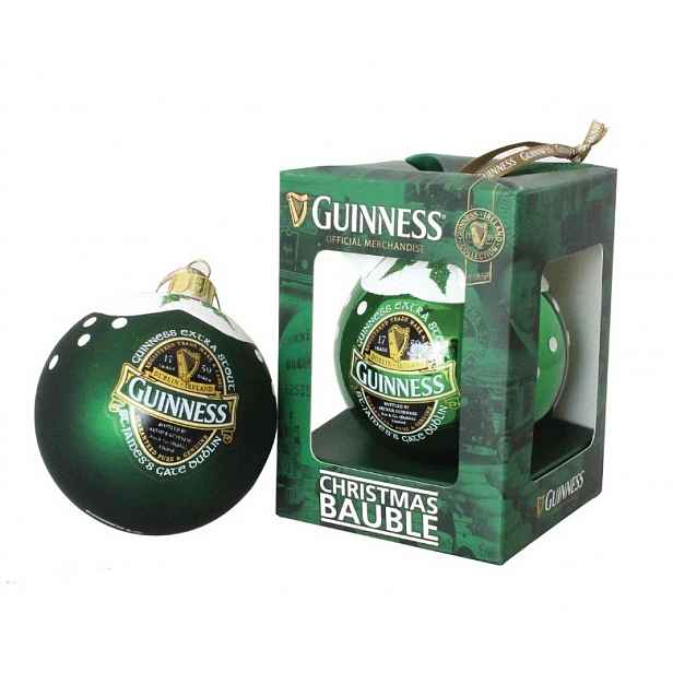 Guinness Vánoční ozdoba vánoční koule Ireland Collection Dárková krabička