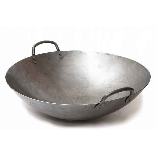 Pánev Wok 40 cm Ocel 1,8 mm Ručně kované kulaté dno Craft Wok