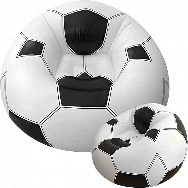 Taburet Nafukovací křeslo Fotbal 110 x 110 x 71 cm Bedee Football