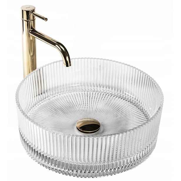 Umyvadlo Ingrid 36 Transparent Na Desku