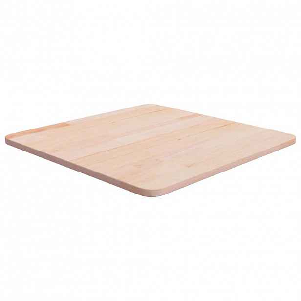 vidaXL Čtvercová stolní deska 50x50x1,5 cm masivní dub bez úprav