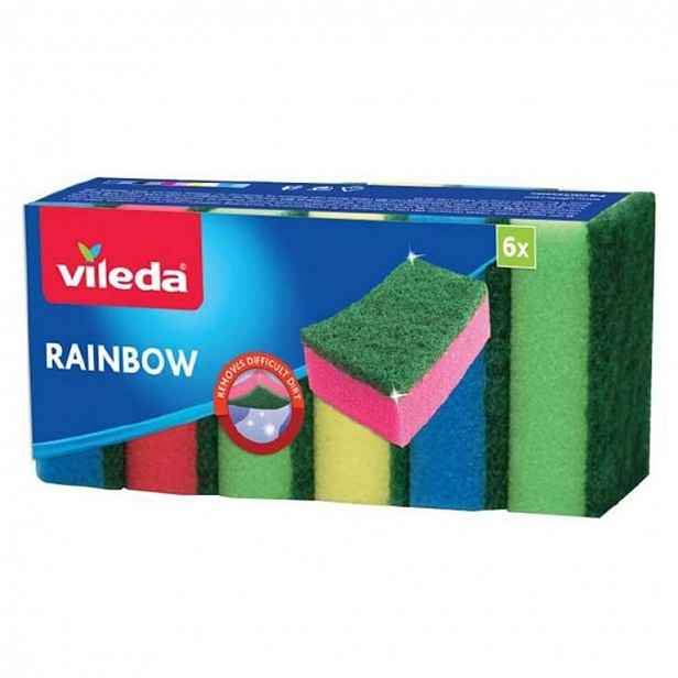 Vileda - Houbička Rainbow, 6 ks 173856