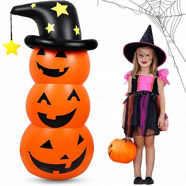 Hrnek s dýní Nafukovací Pvc ozdobná dýně na Halloween Bezpečná pro děti