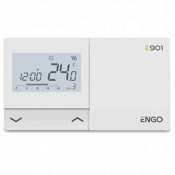 Programovatelný kabelový regulátor teploty Engo E901