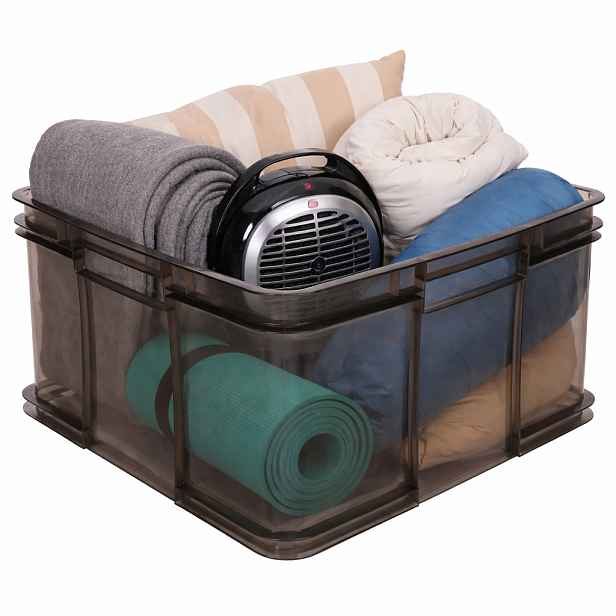 Keeeper Úložný box pro domácnost i dílnu, BRUNO XXL, 54L, 52 x 43 x 28 cm, kouřový