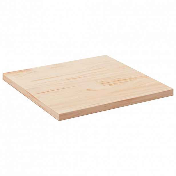 vidaXL Stolní deska 80x80x2,5 cm masivní borovice čtvercová