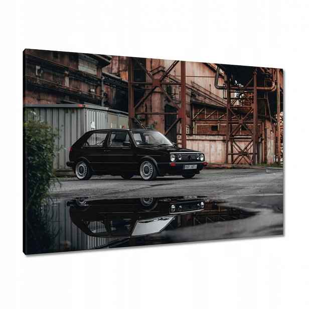 Obrazy 100x70 Černý Vw Golf