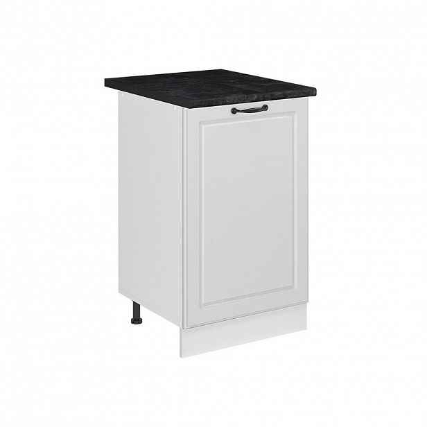Vicco SPODNÍ SKŘÍŇKA KUCHYŇSKÉ LINKY R-Line, Bílý venkovský dům/Bílá, 50 cm pracovná doska antracitová
