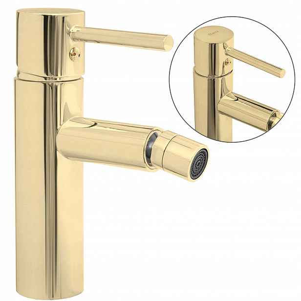 Zlatá bidetová baterie Tess Light Gold